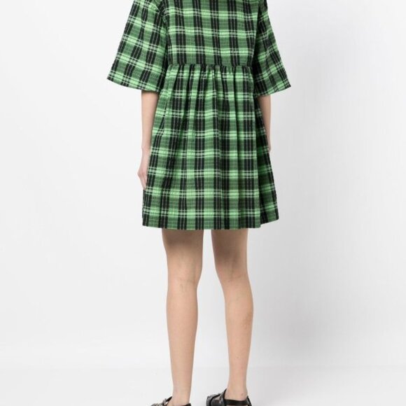 GANNI Check-Pattern Minidress with tags! - Picture 3 of 7